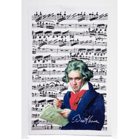 Beethoven mintás konyharuha