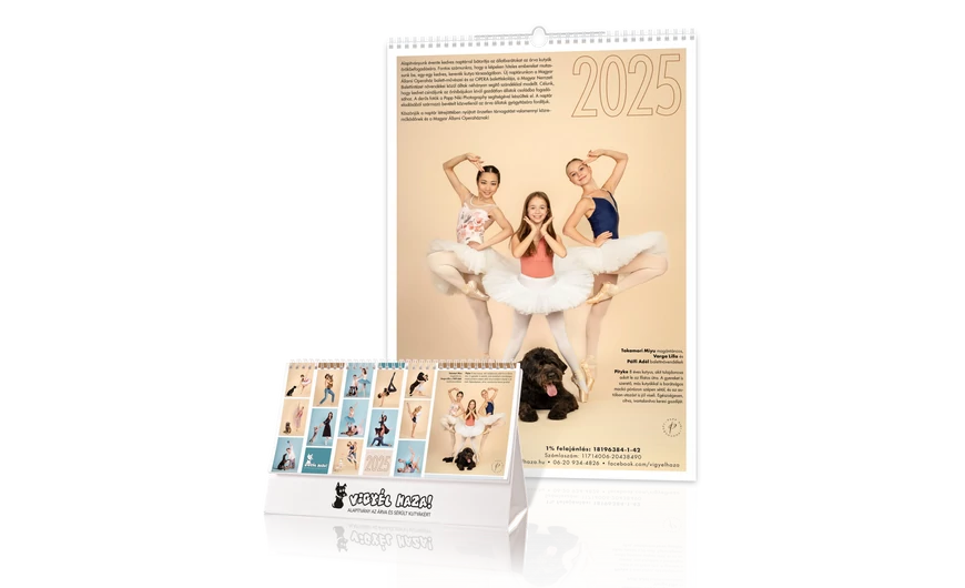 VIGYÉL HAZA ALAPÍTVÁNY 2025-ös naptár